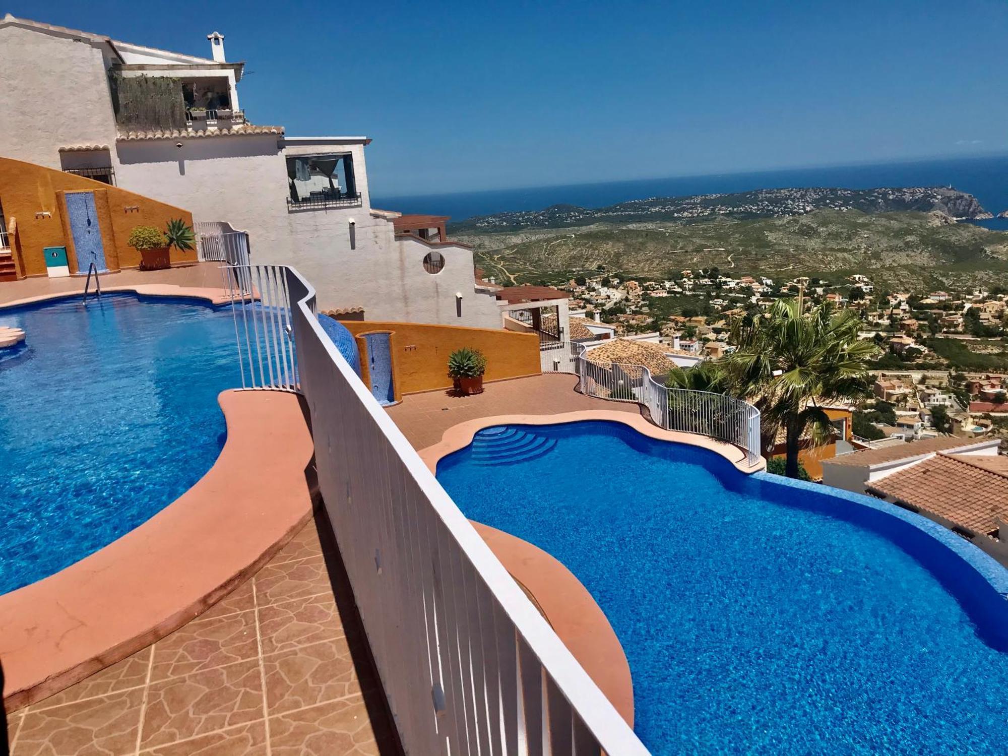 Ferienwohnung Vista Superior Hola Zeezicht!! Cumbre del Sol Exterior foto