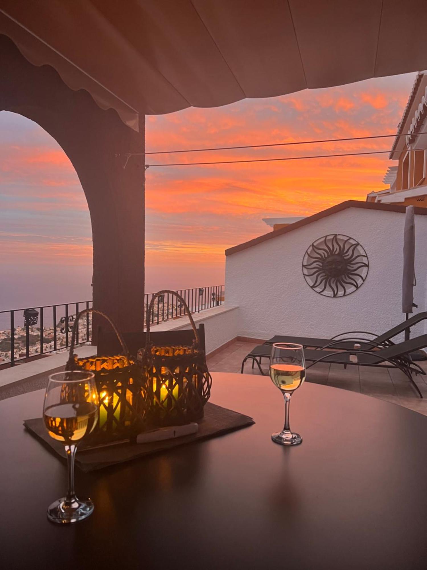 Ferienwohnung Vista Superior Hola Zeezicht!! Cumbre del Sol Exterior foto