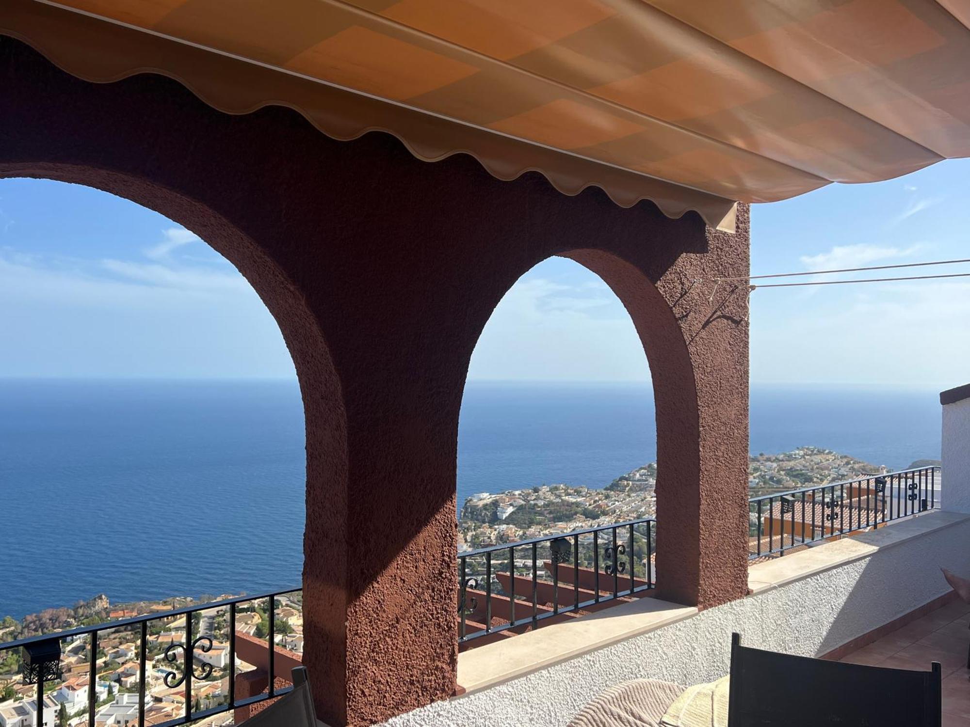 Ferienwohnung Vista Superior Hola Zeezicht!! Cumbre del Sol Exterior foto